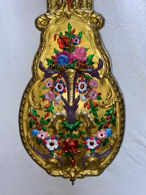 RELOJ MOREZ CON DECORACION FLORAL