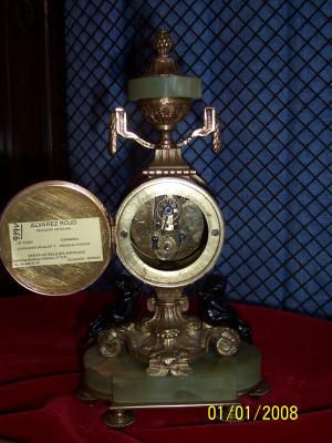 RELOJ DE SOBREMESA DE BRONCE
